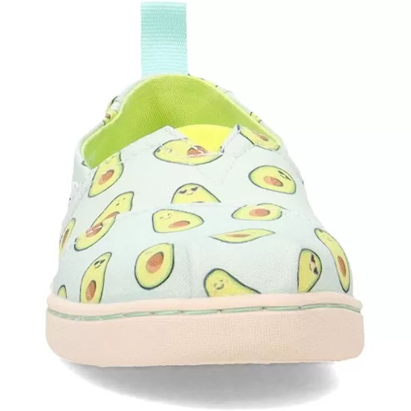 TOMS Girls Alpargata Tiny SlipOn  ToddlerBlue