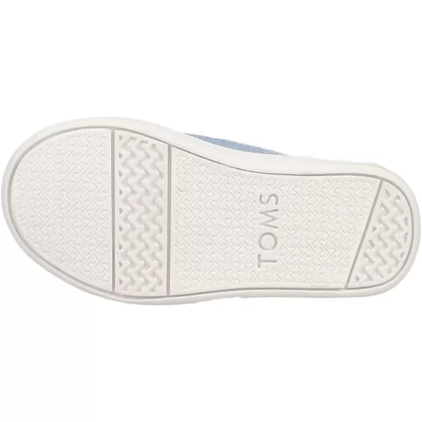TOMS Girls Alpargata Tiny SlipOn  ToddlerBlueDance Party
