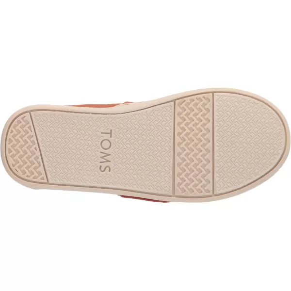TOMS Girls Alpargata Tiny SlipOn  ToddlerBrown Slubby Woven
