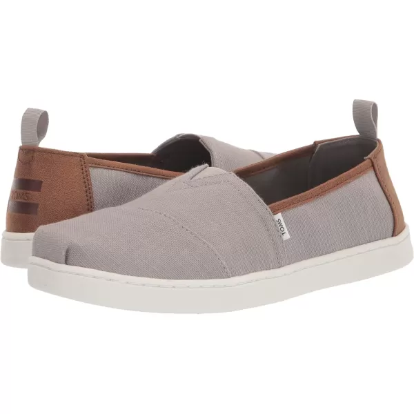 TOMS Girls Alpargata Tiny SlipOn  ToddlerDrizzle Grey
