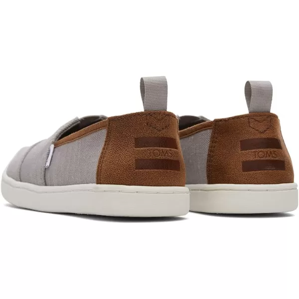 TOMS Girls Alpargata Tiny SlipOn  ToddlerDrizzle Grey