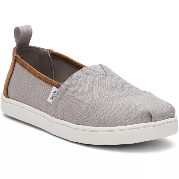 TOMS Girls Alpargata Tiny SlipOn  ToddlerDrizzle Grey