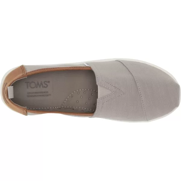 TOMS Girls Alpargata Tiny SlipOn  ToddlerDrizzle Grey