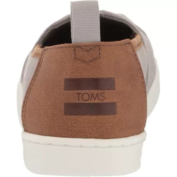 TOMS Girls Alpargata Tiny SlipOn  ToddlerDrizzle Grey