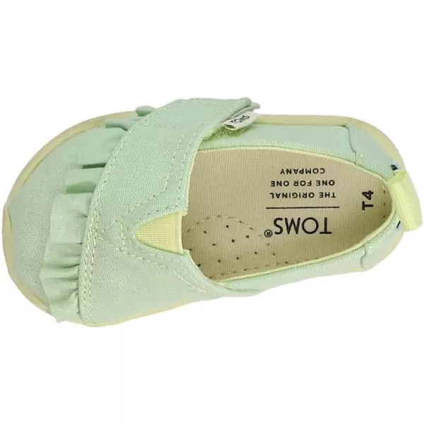 TOMS Girls Alpargata Tiny SlipOn  ToddlerGreen