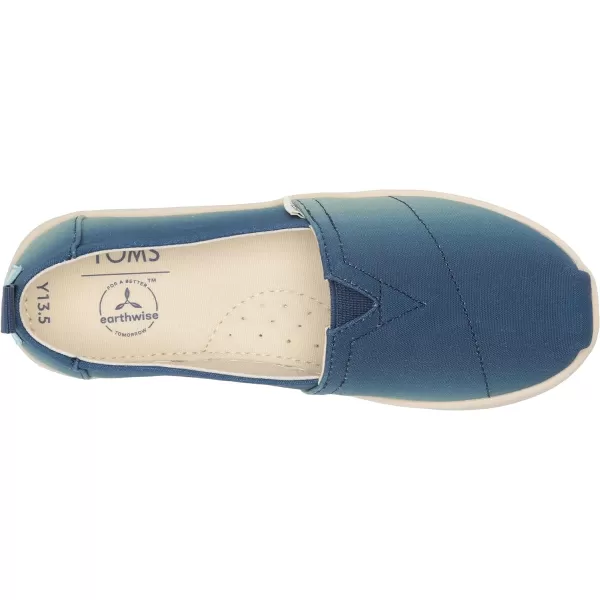 TOMS Girls Alpargata Tiny SlipOn  ToddlerIndigo