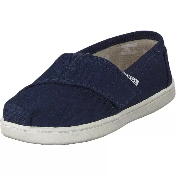 TOMS Girls Alpargata Tiny SlipOn  ToddlerNavy