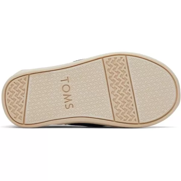 TOMS Girls Alpargata Tiny SlipOn  ToddlerNavy and Lightning Bolts
