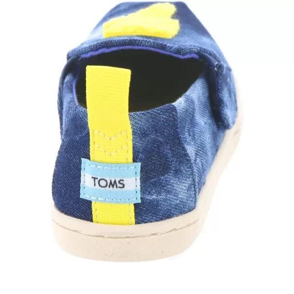 TOMS Girls Alpargata Tiny SlipOn  ToddlerNavydenimwhite
