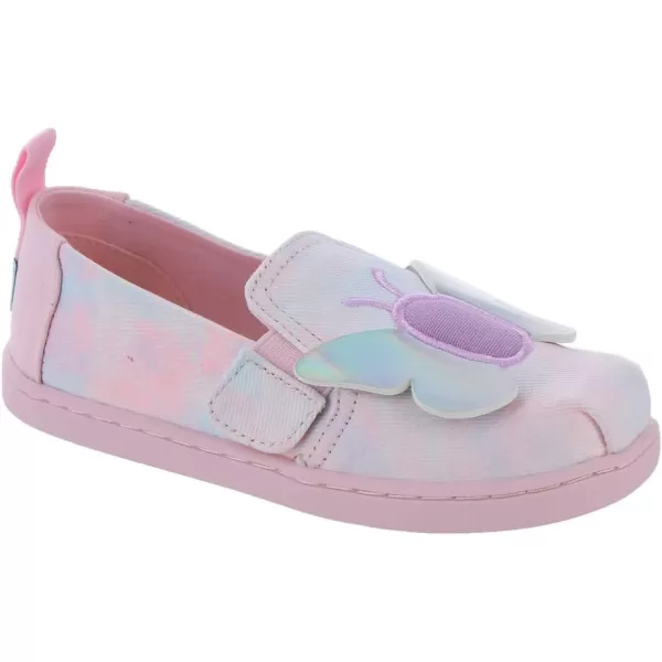 TOMS Girls Alpargata Tiny SlipOn  ToddlerPastel Pink