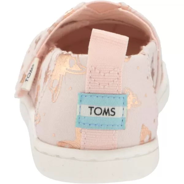 TOMS Girls Alpargata Tiny SlipOn  ToddlerPeony