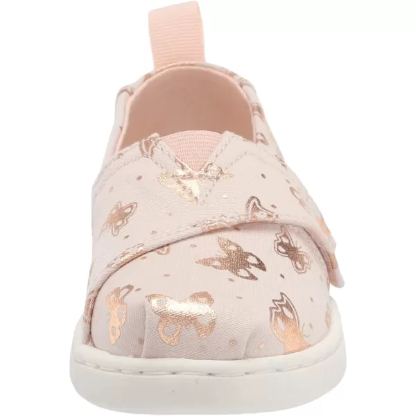 TOMS Girls Alpargata Tiny SlipOn  ToddlerPeony