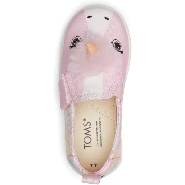 TOMS Girls Alpargata Tiny SlipOn  ToddlerPink