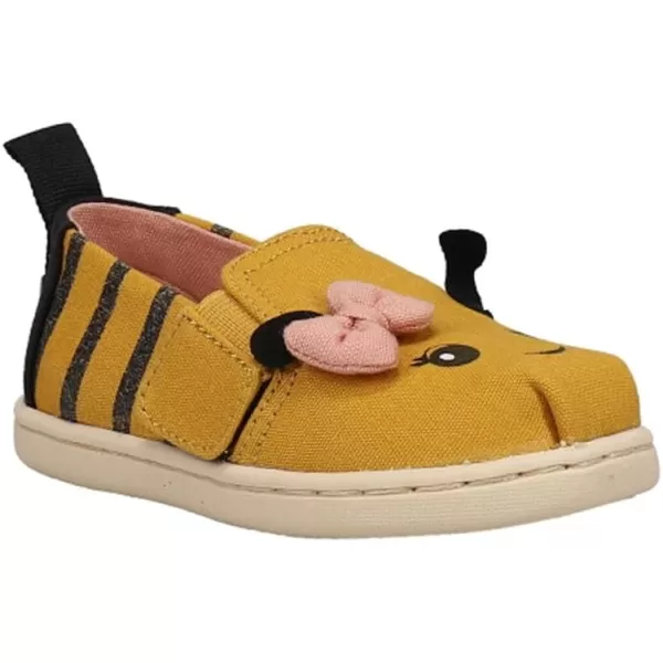 TOMS Girls Alpargata Tiny SlipOn  ToddlerYellow
