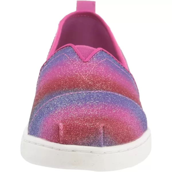 TOMS Kids Girls Alpargata  GreenPurple Multi Gradient Glitter