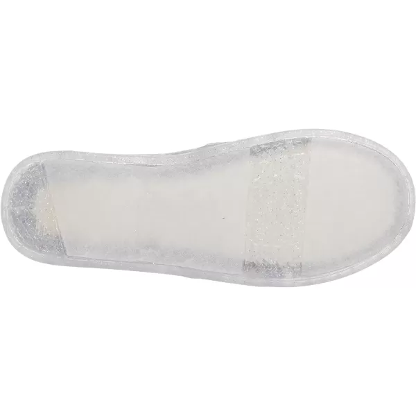 TOMS Kids Girls Alpargata Glitter Slip On Flats Casual  PinkArctic Ice