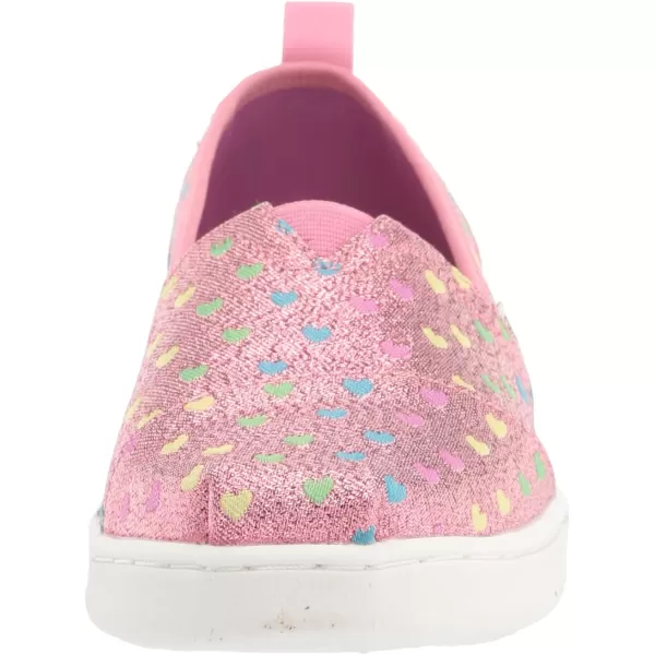 TOMS Kids Girls Alpargata Glitter Slip On Flats Casual  PinkMulti