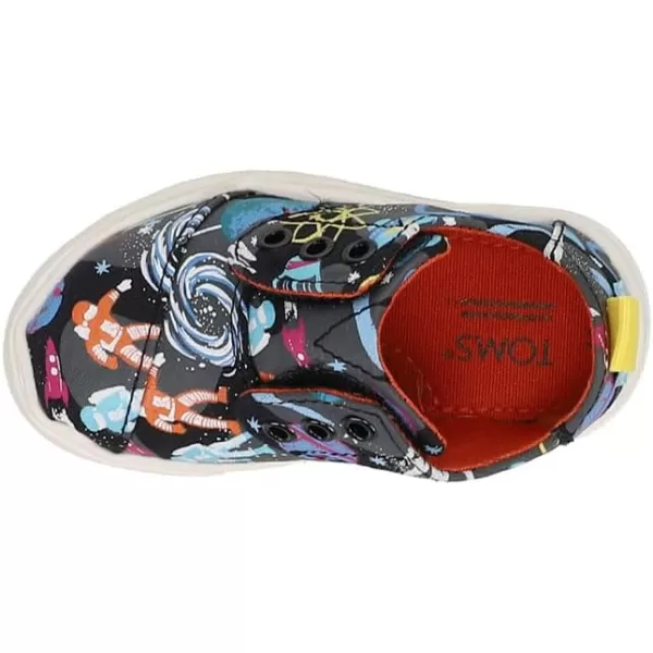 TOMS Kids Girls Cordones Cupsole Tie Dye Lace Up Sneakers Shoes Casual  WhiteBlack