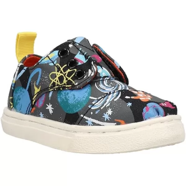 TOMS Kids Girls Cordones Cupsole Tie Dye Lace Up Sneakers Shoes Casual  WhiteBlack