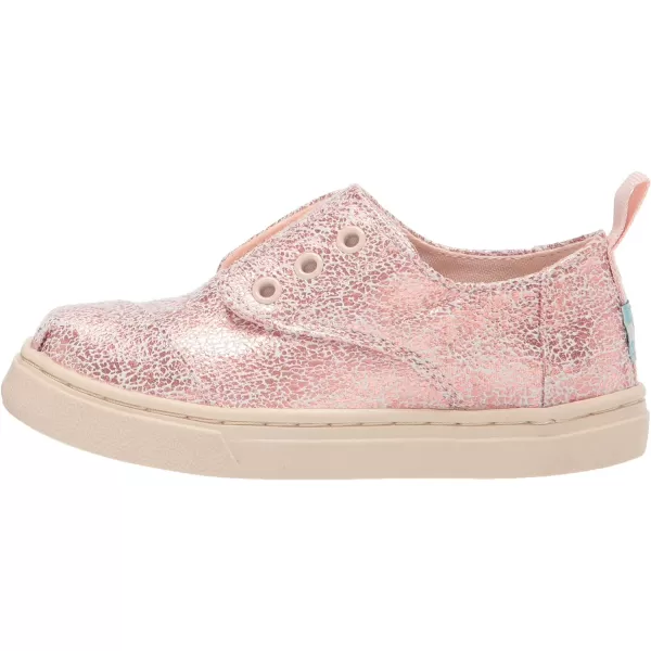TOMS Kids Girls Cordones Cupsole Tie Dye Lace Up Sneakers Shoes Casual  WhiteDusty Peony Crackle Foil