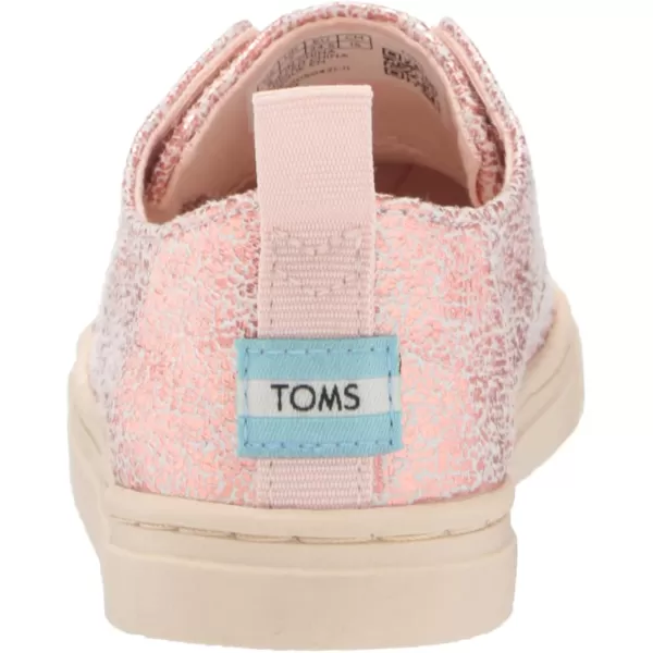 TOMS Kids Girls Cordones Cupsole Tie Dye Lace Up Sneakers Shoes Casual  WhiteDusty Peony Crackle Foil