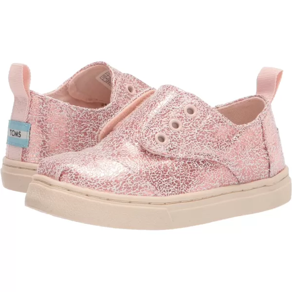 TOMS Kids Girls Cordones Cupsole Tie Dye Lace Up Sneakers Shoes Casual  WhiteDusty Peony Crackle Foil