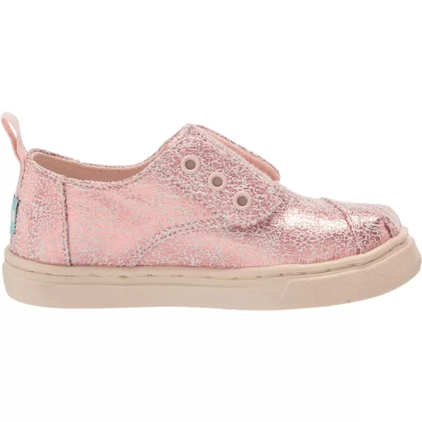 TOMS Kids Girls Cordones Cupsole Tie Dye Lace Up Sneakers Shoes Casual  WhiteDusty Peony Crackle Foil