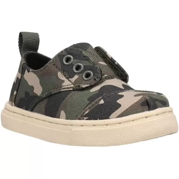 TOMS Kids Girls Cordones Cupsole Tie Dye Lace Up Sneakers Shoes Casual  WhiteMulti Classic Camo Print