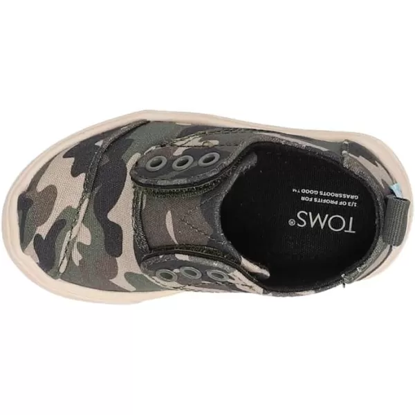TOMS Kids Girls Cordones Cupsole Tie Dye Lace Up Sneakers Shoes Casual  WhiteMulti Classic Camo Print