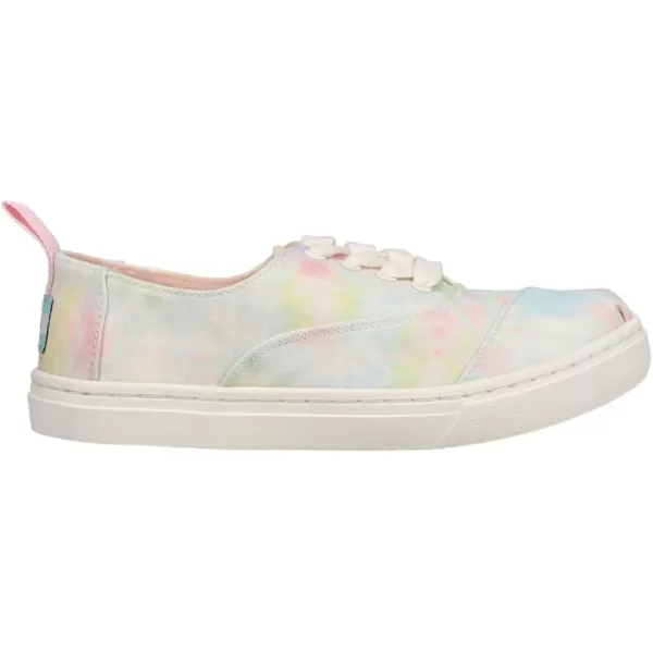 TOMS Kids Girls Cordones Cupsole Tie Dye Lace Up Sneakers Shoes Casual  WhiteTiedye Canvas