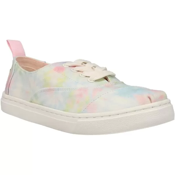 TOMS Kids Girls Cordones Cupsole Tie Dye Lace Up Sneakers Shoes Casual  WhiteTiedye Canvas
