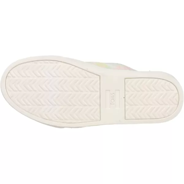 TOMS Kids Girls Cordones Cupsole Tie Dye Lace Up Sneakers Shoes Casual  WhiteTiedye Canvas