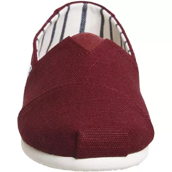 TOMS Mens Alpargata 30 SlipOn ShoeBlack Cherry Heritage Canvas