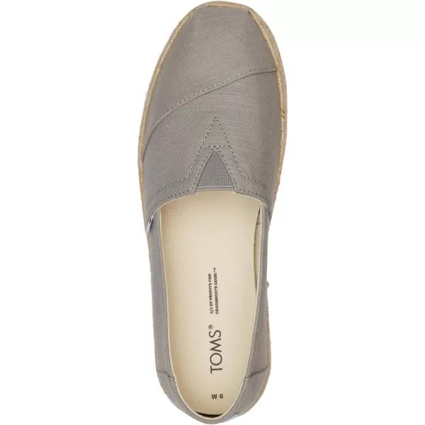 TOMS Mens Alpargata Rope Loafer FlatGrey