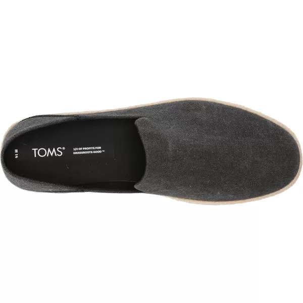 TOMS Mens Santiago Loafer FlatBlack
