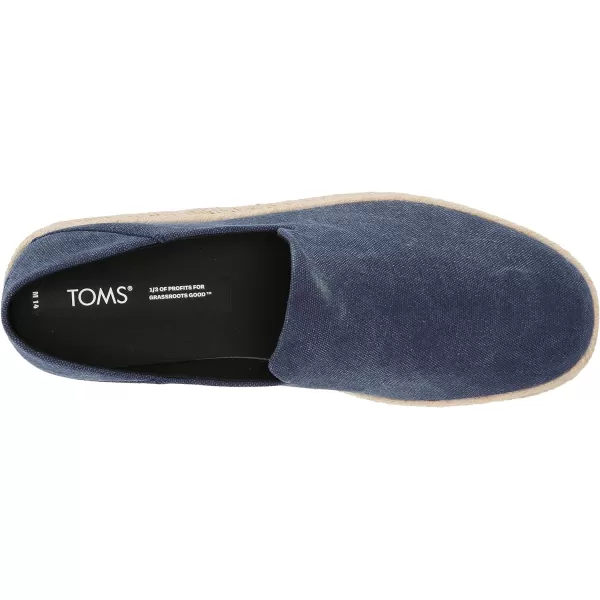 TOMS Mens Santiago Loafer FlatNavy