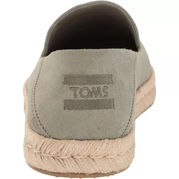 TOMS Mens Santiago Loafer FlatVetiver Grey