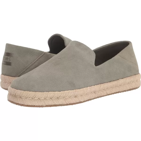 TOMS Mens Santiago Loafer FlatVetiver Grey