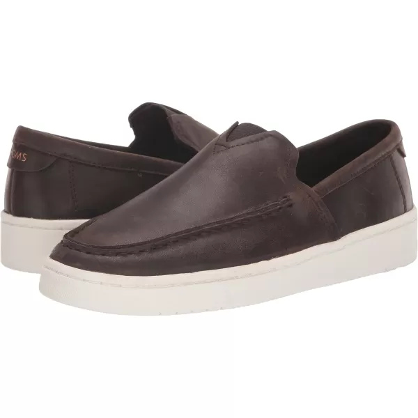 TOMS Mens Trvl Lite SneakerDark Brown Leather