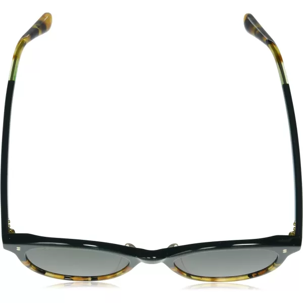 TOMS Womens Aaryn Round SunglassesAmazon Green TortoiseGreen Grey