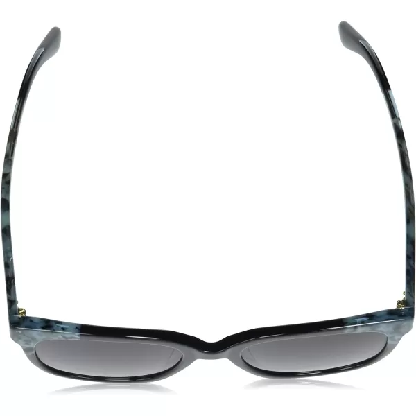 TOMS Womens Aaryn Round SunglassesBlue Multi LaminationDark Grey