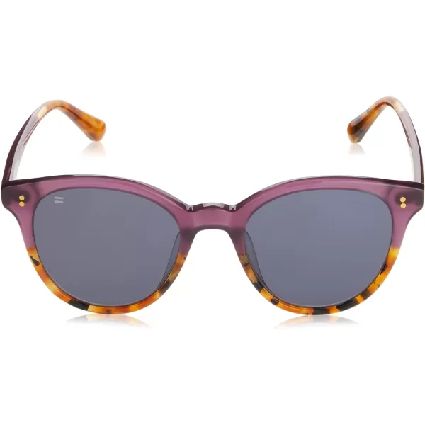 TOMS Womens Aaryn Round SunglassesOrchid Tortoise Fade