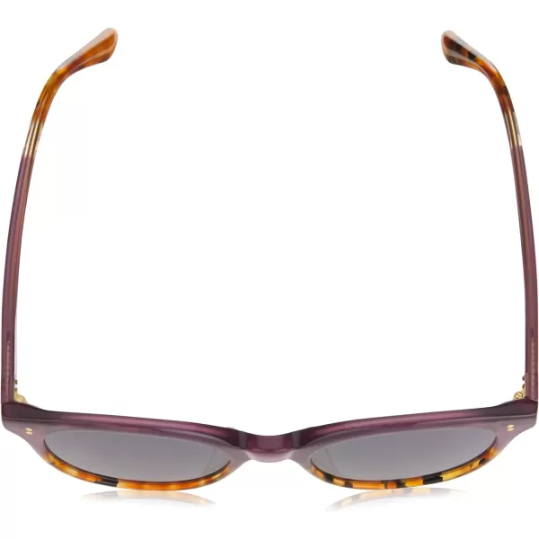 TOMS Womens Aaryn Round SunglassesOrchid Tortoise Fade