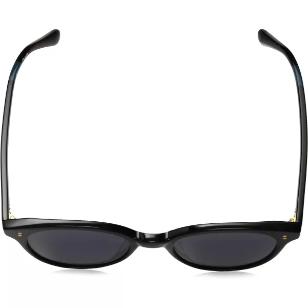 TOMS Womens Aaryn Round SunglassesShiny Black