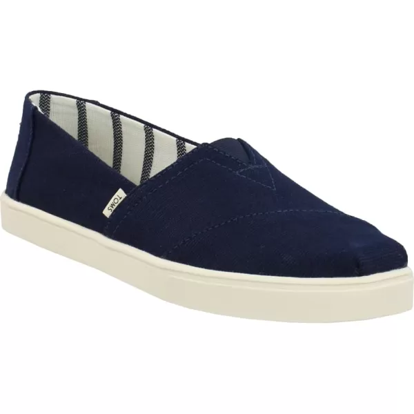 TOMS Womens Alpargata Cupsole Slip On Flats Casual  GreyNavy