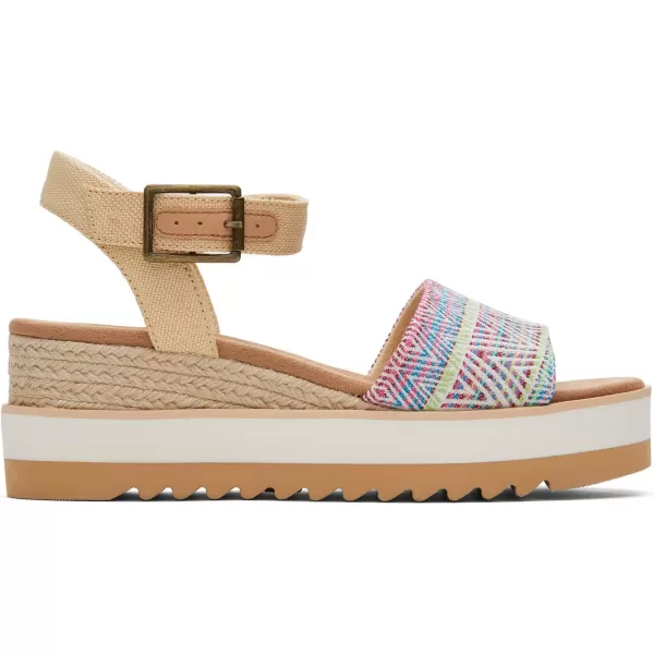 TOMS Womens Diana SandalNatural Diamond Global Woven