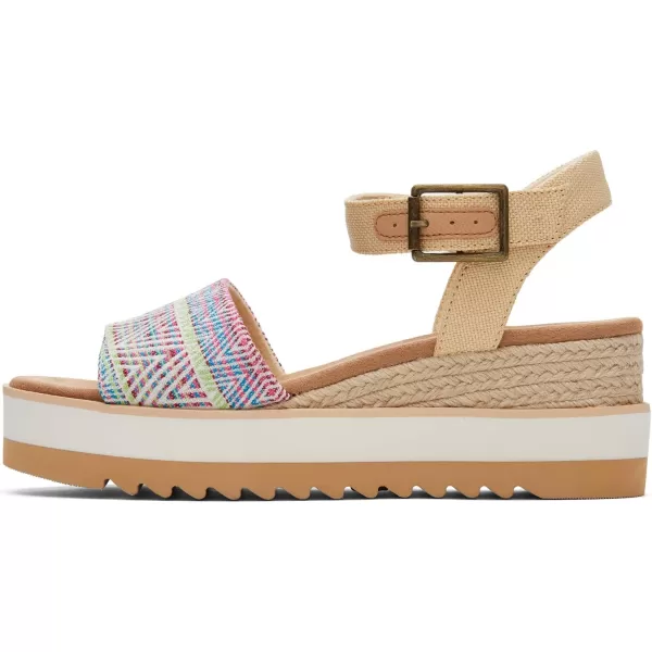 TOMS Womens Diana SandalNatural Diamond Global Woven