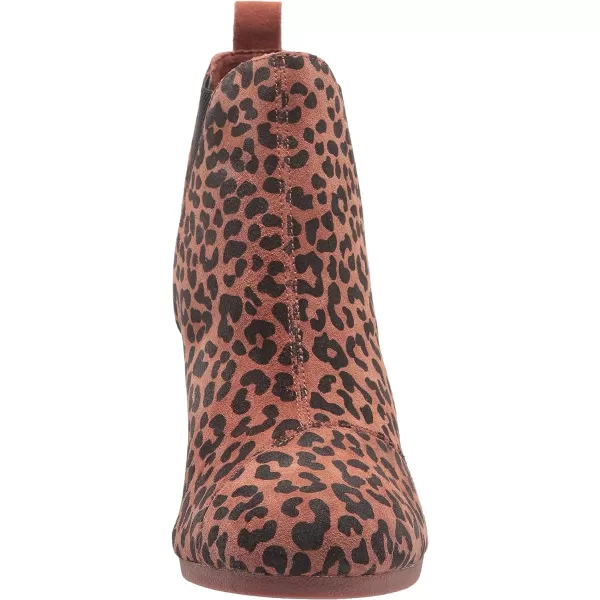 TOMS Womens Kelsey Ankle BootDark Ember Leopard Printed Suede
