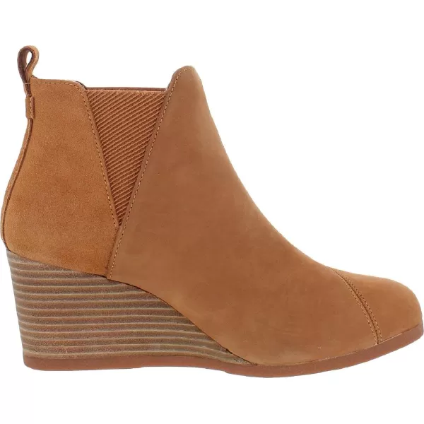 TOMS Womens Kelsey Ankle BootTan Suede