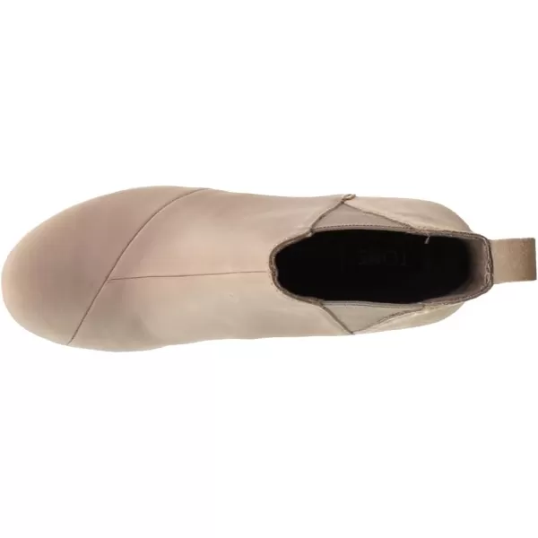 TOMS Womens Kelsey Ankle BootTaupe Grey LeatherSuede